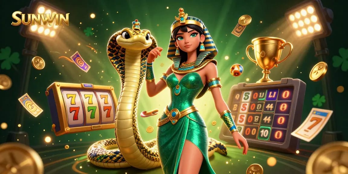 Play thrilling slots at SUNWIN, featuring high RTPs and stunning visuals of golden jackpots.