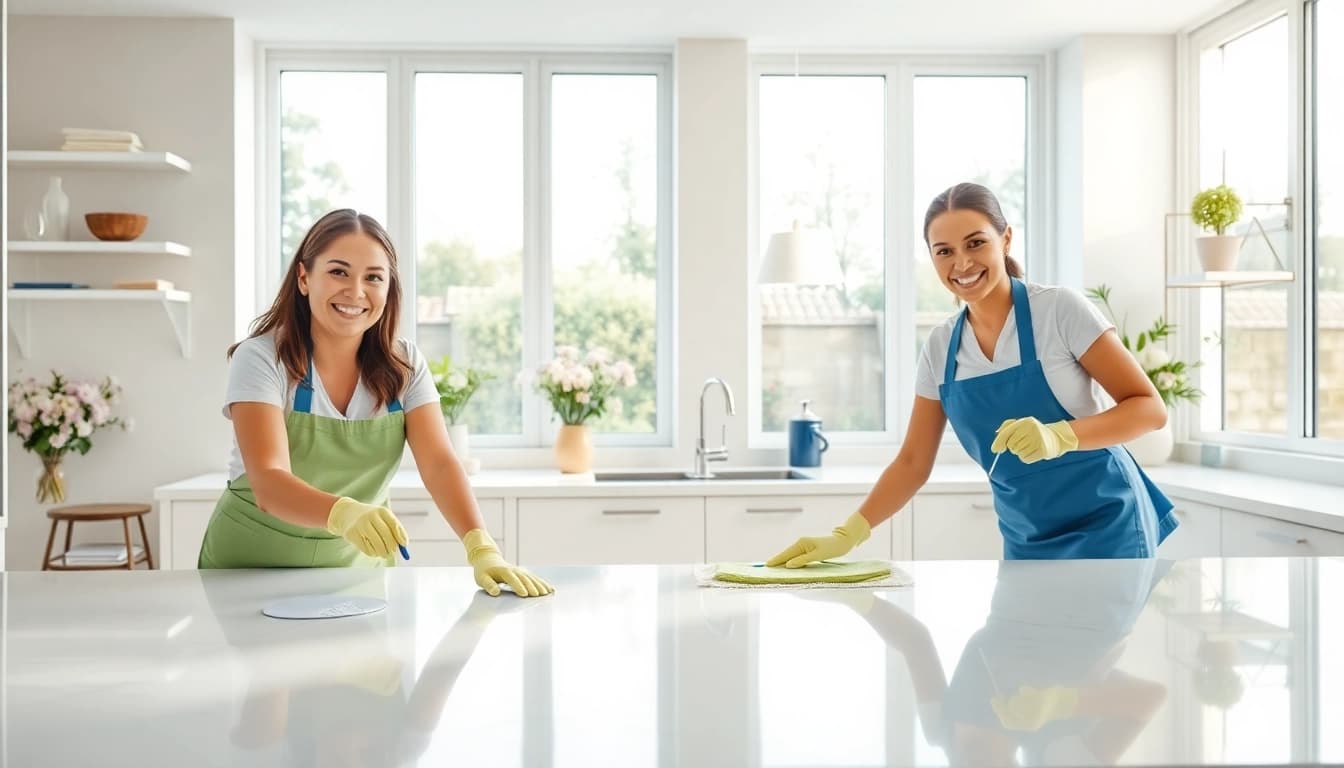 Delivering top-quality cleaning services near me while ensuring a spotless kitchen environment.