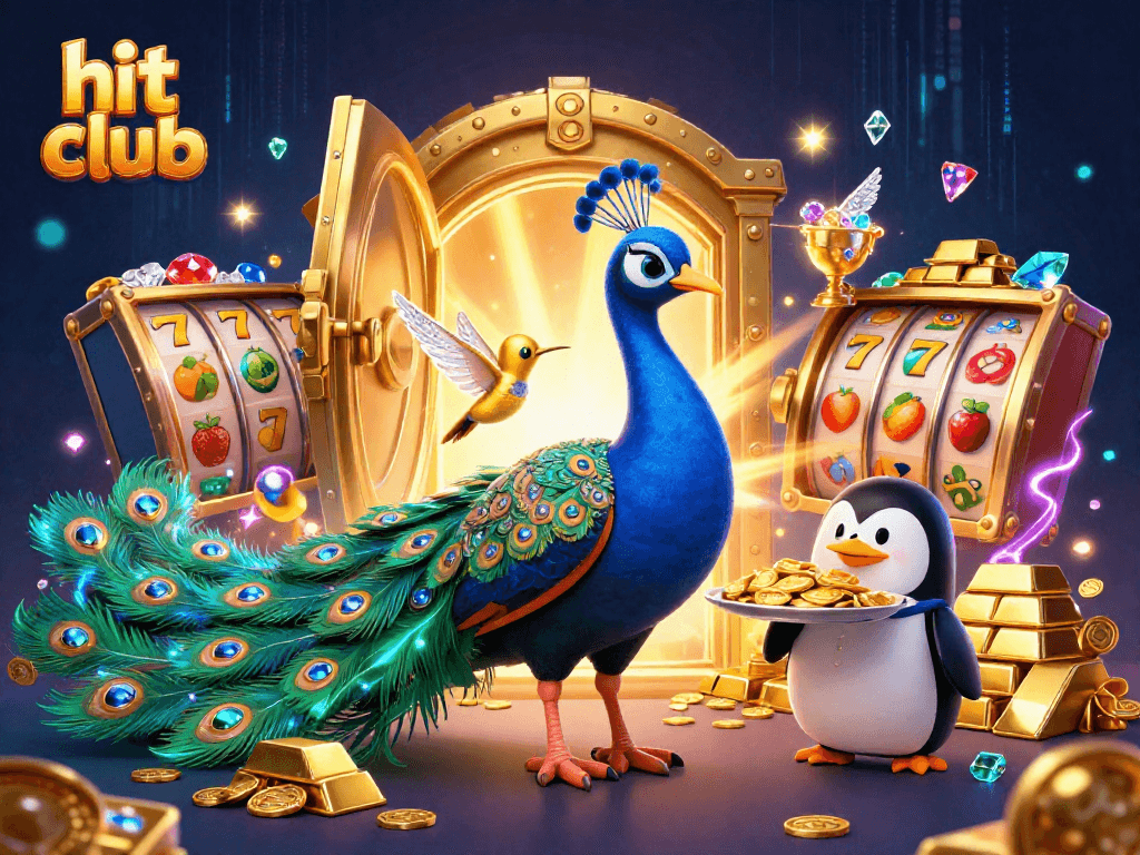 Experience the vibrant world of hit club gaming with our captivating 3D casino illustration.