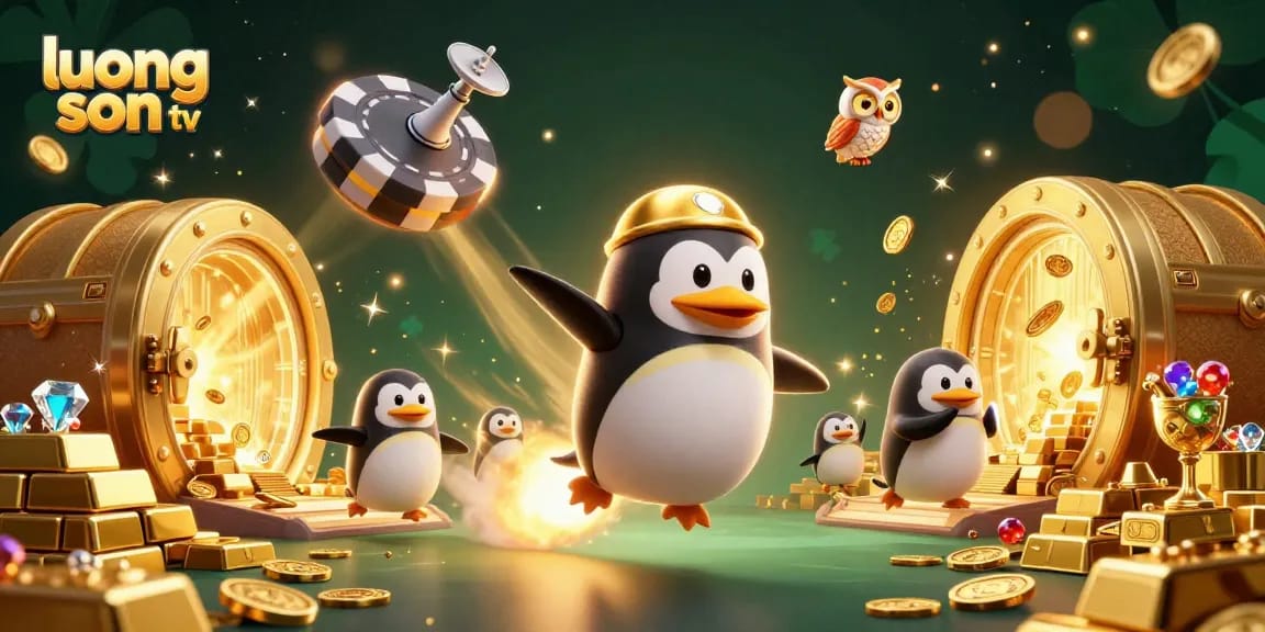 Play and win at luong son tv with exciting golden penguin adventures in a casino galaxy