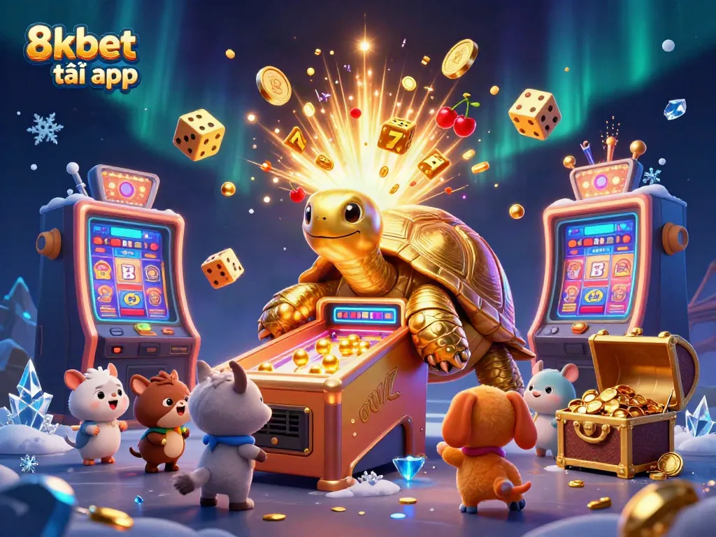 Experience thrilling gaming with 8xbet tải app in an exciting casino scene.