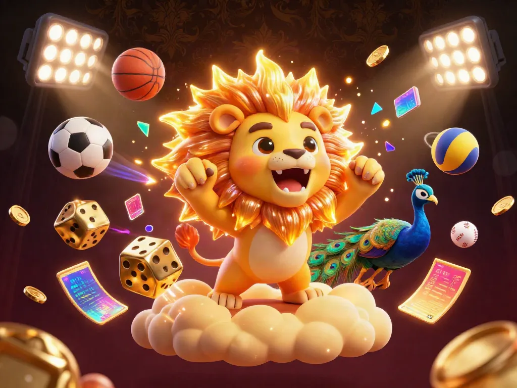 Experience thrilling gameplay with Dabet's vibrant 3D depiction where dynamics meet excitement in a casino atmosphere.