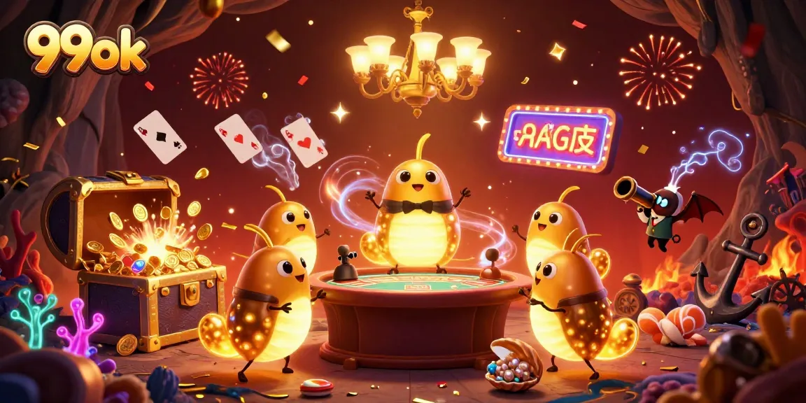 Enjoy thrilling games at the vibrant 99ok casino, illuminated by bioluminescent glowworms.